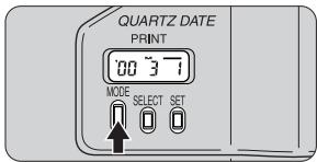 NIKON ONE TOUCH ZOOM 90-QD - Select the date/time indicator by pressing the MODE button. - 1