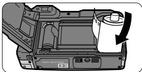 NIKON ONE TOUCH ZOOM 90-QD - Legen Sie eine Filmpatrone ein. - 1