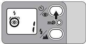 NIKON ONE TOUCH ZOOM 90-QD - Drücken Sie die Taste ©, bis “©” im LC-Display erscheid. - 1