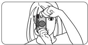 NIKON ONE TOUCH ZOOM 90-QD - Halten Sie die Kamera fest. - 2