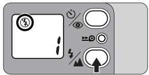 NIKON ONE TOUCH ZOOM 90-QD - Appuyez sur le bouton jusqu'à ce que l'indication "③" apparaissé dans l'écran de contrôle. - 1