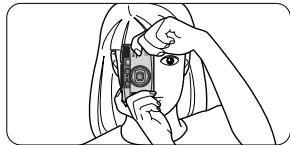 NIKON ONE TOUCH ZOOM 90-QD - Hold the camera firmly. - 2