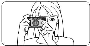 NIKON ONE TOUCH ZOOM 90-QD - Maintenez fermement I'appareil. - 1