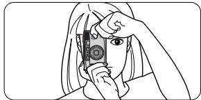 NIKON ONE TOUCH ZOOM 90-QD - Maintenez fermement I'appareil. - 2
