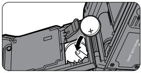 NIKON ONE TOUCH ZOOM 90-QD - Replace the battery with a new one. - 1