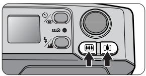 NIKON ONE TOUCH ZOOM 90-QD - Appuyez sur le bouton de zoom pour composer l'image. - 1