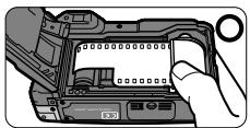 NIKON ONE TOUCH ZOOM 90-QD - Pull the film leader out to the red index mark. - 2