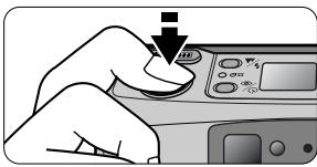NIKON ONE TOUCH ZOOM 90-QD - Lightly press the Shutter Release button. - 1