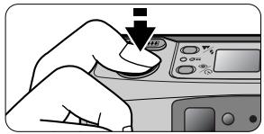 NIKON ONE TOUCH ZOOM 90-QD - Compose the picture, then lightly press the Shutter Release button. - 1