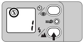 NIKON ONE TOUCH ZOOM 90S-QD - Appuyez sur le bouton jusqu'à ce que l'indication "③" apparaissé dans l'écran de contrôle. - 1