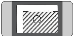 NIKON ONE TOUCH ZOOM 90S-QD - Richten Sie die Kamera so aus, daß sich der gewünschte Bildausschnitt innerhalb der Parallaxausgleichsmarkierungen befindet. - 1