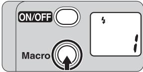 NIKON ONE TOUCH ZOOM 90S-QD - Press the Macro button. - 1