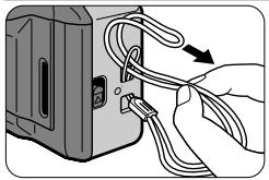 NIKON ONE TOUCH ZOOM 90S-QD - Anbringen der Trageschlaufe - 1