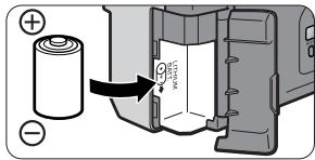 NIKON ONE TOUCH ZOOM 90S-QD - Install a new battery. - 1