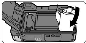 NIKON ONE TOUCH ZOOM 90S-QD - Introduisez une cartouche de film. - 1
