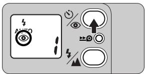 NIKON ONE TOUCH ZOOM 90S-QD - Drucken Sie die Taste  , bis “  ” im LC-Display erscheint. - 1