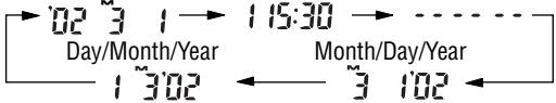 NIKON ONE TOUCH ZOOM 90S-QD - Select the date/time indicator by pressing the MODE button. - 2