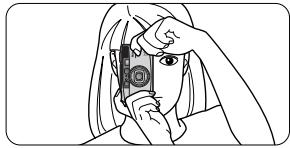NIKON ONE TOUCH ZOOM 90S-QD - Maintenez fermement I'appareil. - 2