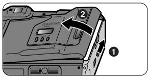 NIKON ONE TOUCH ZOOM 90S-QD - Make sure that no film is inside, and open the camera back. - 1