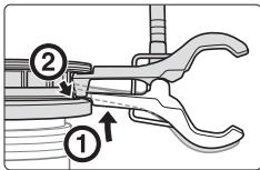 NIKON SB-R200 - Fixation du bras flexible SW-C1 au SX-1 - 3