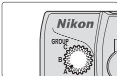 NIKON SB-R200 - Réglage d'un numéro de canal sur le SB-R200. - 1