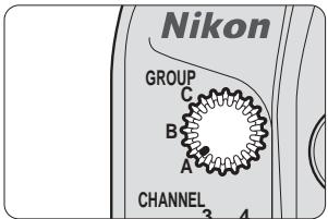 NIKON SB-R200 - Réglage d'un groupe sur le SB-R200 - 1