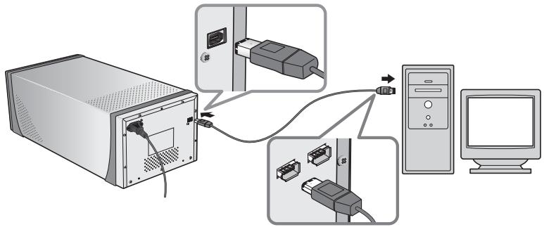 NIKON SUPER COOLSCAN LS-9000 ED - Paso 3—Conexión Conecte eldel cable IEEE 1394 - 1
