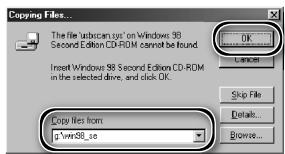 NIKON SUPER COOLSCAN LS-9000 ED - The "Insert Disk" Dialog - 1