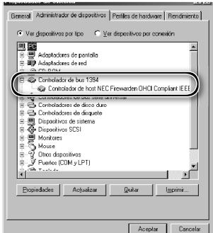 NIKON SUPER COOLSCAN LS-9000 ED - Haga cli en el controlador principal (host) de IEEE 1394 - 1