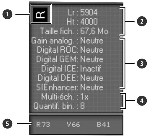 NIKON SUPER COOLSCAN LS-9000 ED - Zone d'informations - 1
