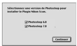 NIKON SUPER COOLSCAN LS-9000 ED - Selection d'un dossier de Plug-ins (Mac OS 9) - 1