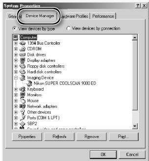 NIKON SUPER COOLSCAN LS-9000 ED - Checking Device Registration (Windows Only) - 2