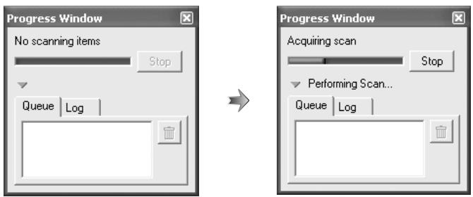 NIKON SUPER COOLSCAN LS-9000 ED - The Progress Window - 1