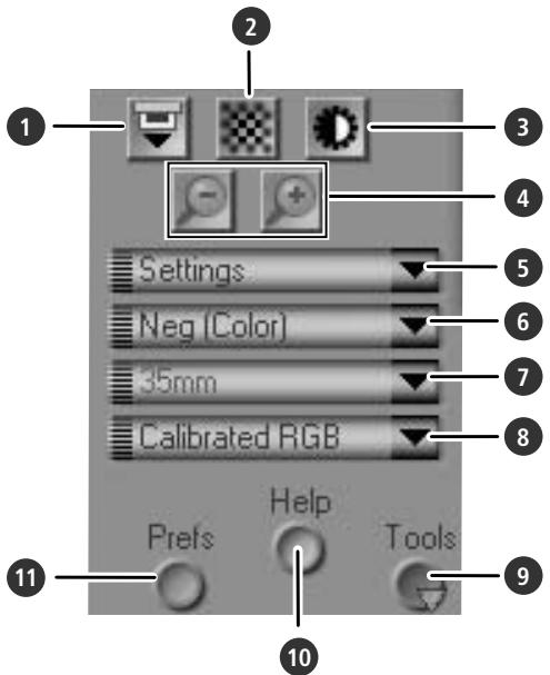 NIKON SUPER COOLSCAN LS-9000 ED - The Control Area - 1