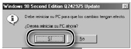 NIKON SUPER COOLSCAN LS-9000 ED - Actualización de los controladores IEEE 1394 (solo en Windows 98 SE) - 1