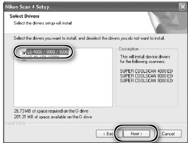 NIKON SUPER COOLSCAN LS-9000 ED - Click Next - 5