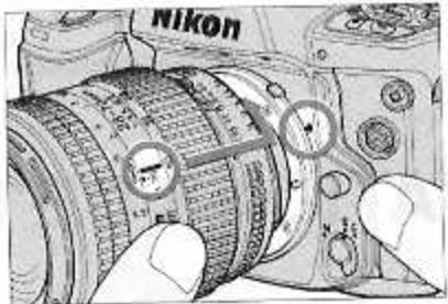 NIKON F90X-FR - FIXATION DE L'OBJECTIF - 2