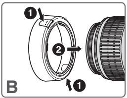 NIKON AF-S DX NIKKOR 18-55MM F-3.5-5.6G VR ED - Bezeichnung der Bauteile - 2