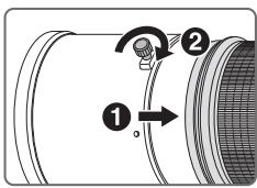 NIKON AF-S NIKKOR 300MM F-2.8G ED VR II - Utilización del parasol - 1