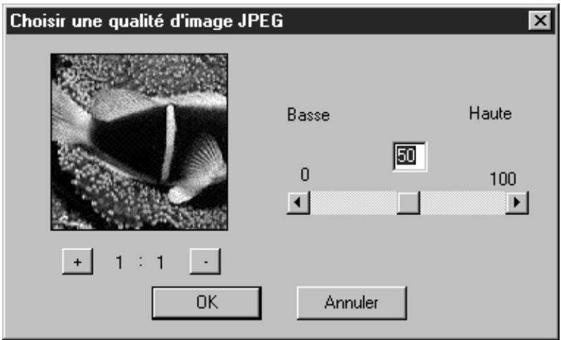 NIKON CONTROL - A.11 boîte de dialogue qualité - 1