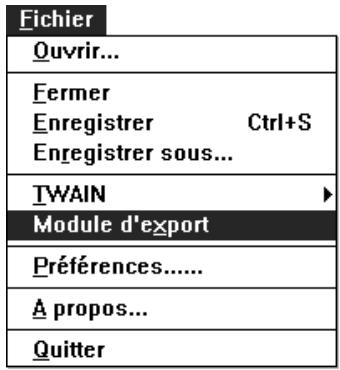 NIKON CONTROL - Export des images - 2