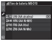 NIKON MB-D10 - Nivel de energia da bateria - 2