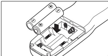 NIKON MC-36 - Einsetzen der Batterien - 1