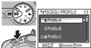 SCEGLI PROFILO 1/3 Profilo-A Profilo-B Profilo-C Imposta Info