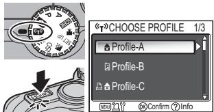 °CHOOSE PROFILE 1/3 Profile-A Profile-B Profile-C Confirm Info