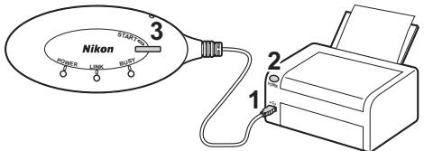 NIKON PD-10 - PD-10 aansluiten op een printer - 1