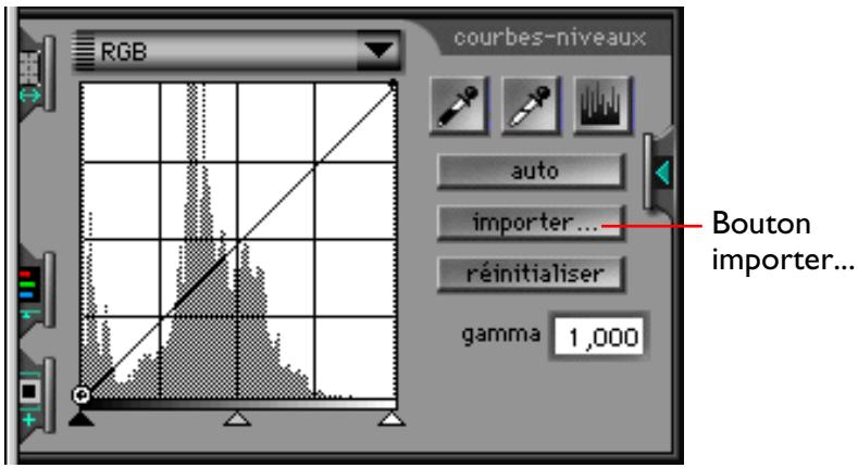 NIKON SCAN 2 - Importation de paramètres - 1
