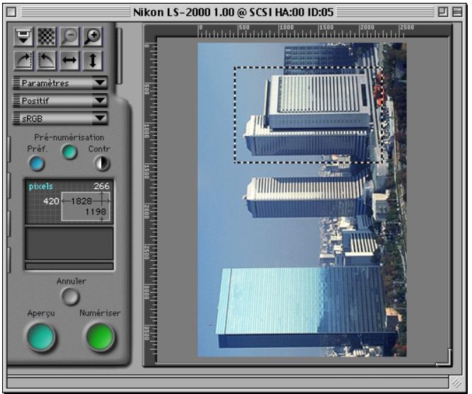 NIKON SCAN 2 - Bouton «Zoom arrière» - 1