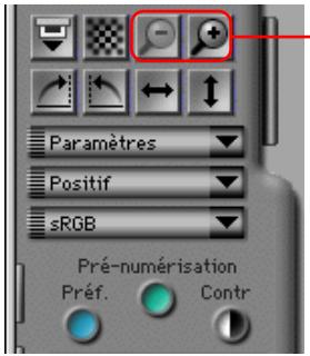 NIKON SCAN 2 - Zoom avant et zoom arrrière sur la zone recadrée - 1
