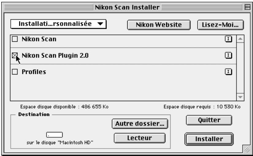 NIKON SCAN 2 - Installation Personnalisée - 2